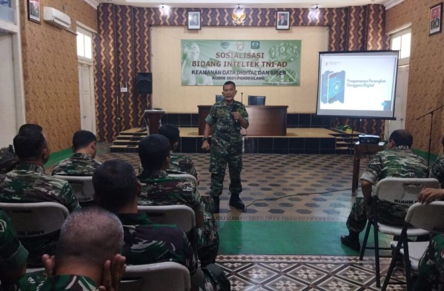 Kodim 0601/Pandeglang Gelar Sosialisasi Keamanan Data Digital…
