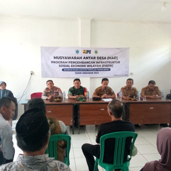 Danramil 0108/Bojong Kodim 0601/Pandeglang Menghadiri Musyawarah Antar Desa&hellip;