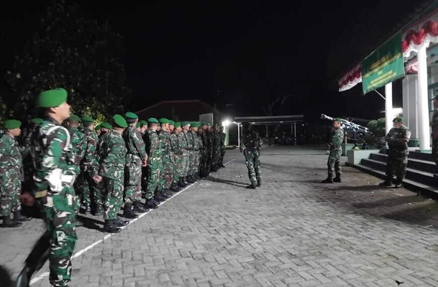 Kodim 0601/Pandeglang Gelar Apel Patroli Malam Antisipasi…