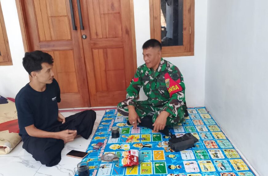 Kopka Syahrul Babinsa Koramil 0104/Cimanuk Kodim 0601/Pandeglang…