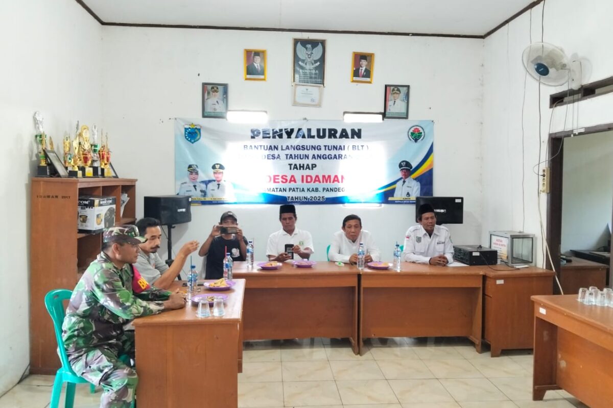 Babinsa Koramil 0111/Pagelaran Kodim 0601/Pandeglang Dampingi Penyaluran…