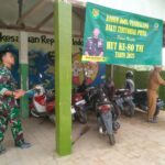 Kodim 0601/Pandeglang melalui Koramil 0104/Cimanuk Sambut HUT ke-80 TNI tahun 2025 melaksanakan Bakti Teritorial Prima di SDN Rocek 2 Cimanuk.