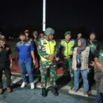 Patroli Gabungan Koramil 0102/Cadasari Bersama Komponen Masyarakat Wujudkan Lingkungan Aman dan Kondusif