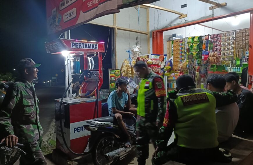 Patroli Gabungan Babinsa Koramil 0116/Cikeusik…