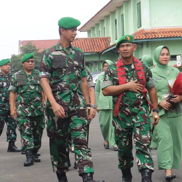 Dandim 0602/Serang Terima Kunjungan Kerja Danrem 064/MY,…