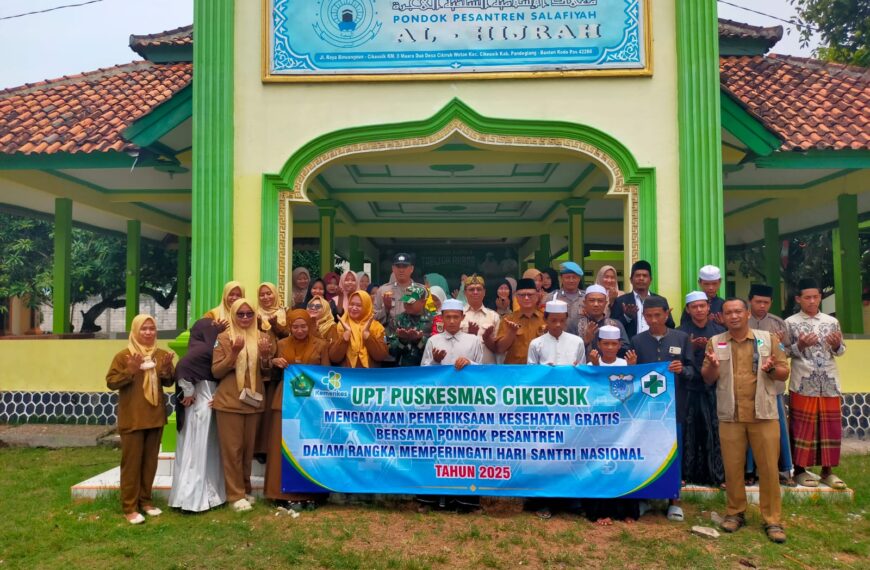 BABINSA KORAMIL 0116/CIKEUSIK HADIRI KEGIATAN PEMERIKSAAN KESEHATAN…