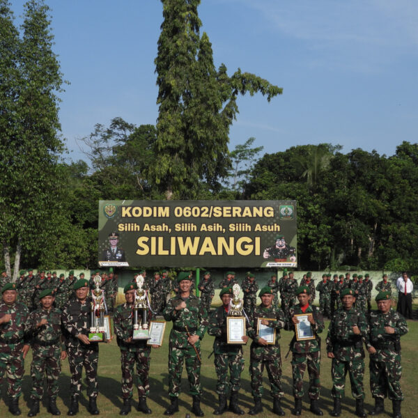Dandim 0602/Serang Apresiasi Lima Koramil Berprestasi