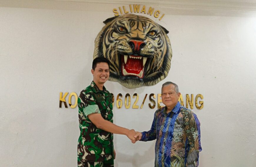 Dandim 0602/Serang Sambut Ketua ICMI Banten Jalin…