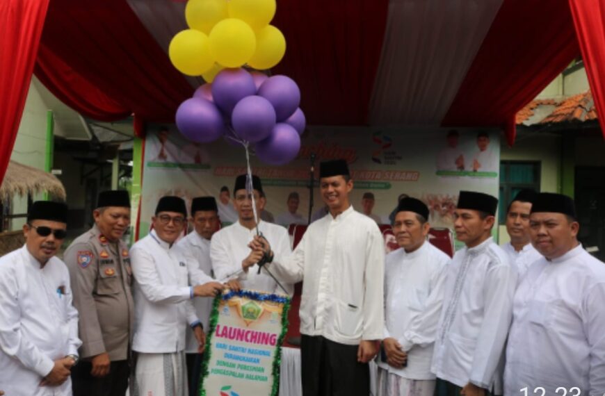 Dandim 0602/Serang Hadiri Launching Hari Santri Tahun…