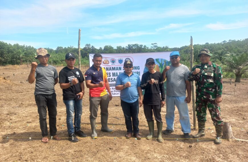 BABINSA KORAMIL 0109/MUNJUL HADIRI KEGIATAN PENANAMAN JAGUNG…