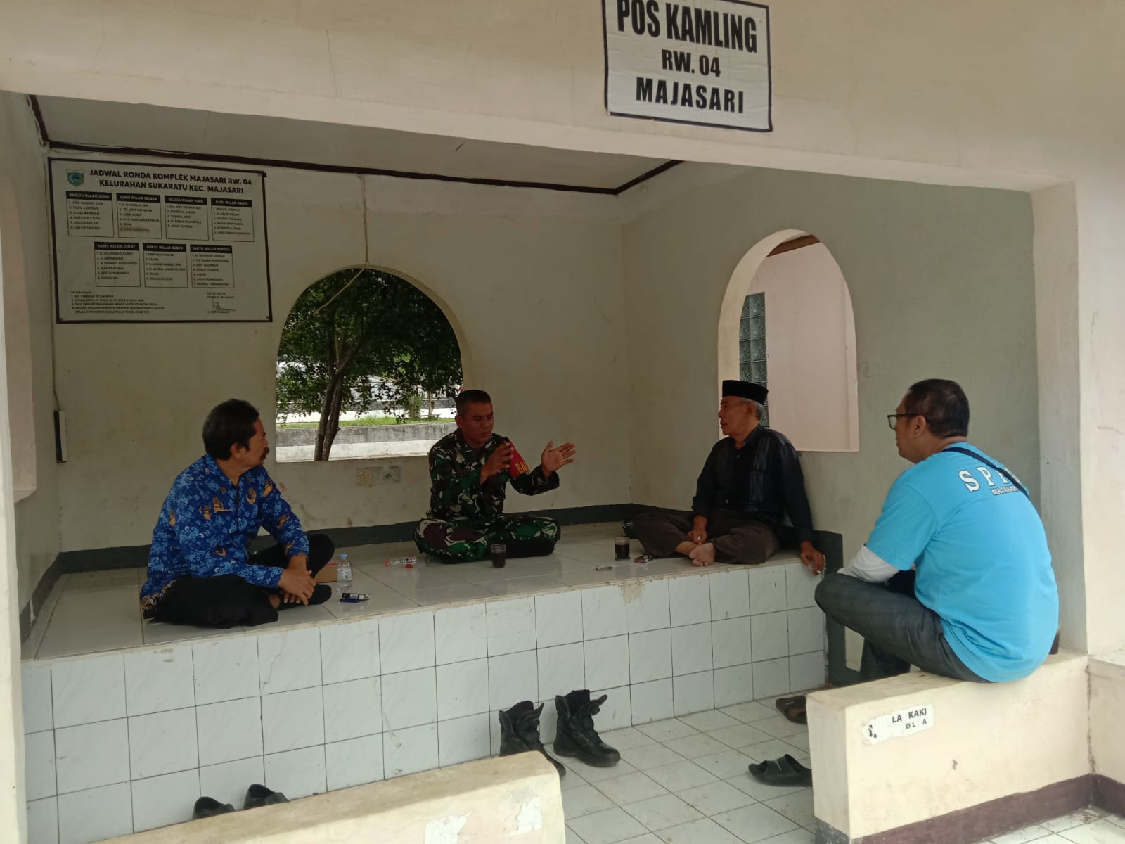 BABINSA KORAMIL 0101/PANDEGLANG LAKSANAKAN KOMUNIKASI SOSIAL BERSAMA TOKOH…