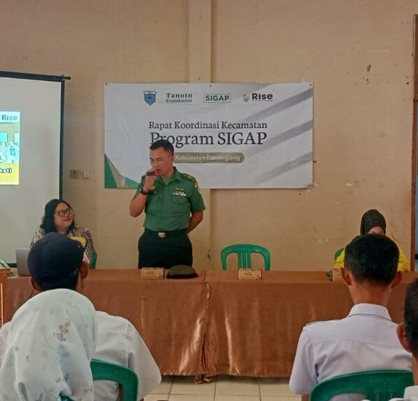 Babinsa Koramil 0107/Saketi Hadiri Rapat Koordinasi Kecamatan Program&hellip;