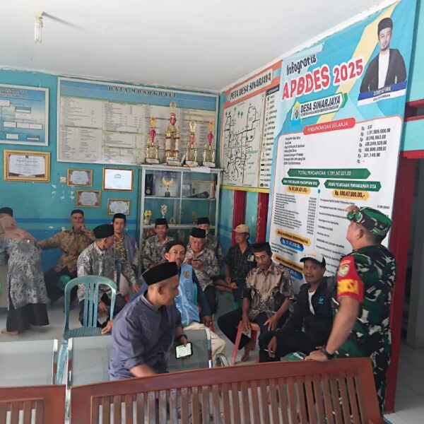 Babinsa Koramil 0105/Mandalawangi Hadiri Musyawarah Desa di Desa&hellip;