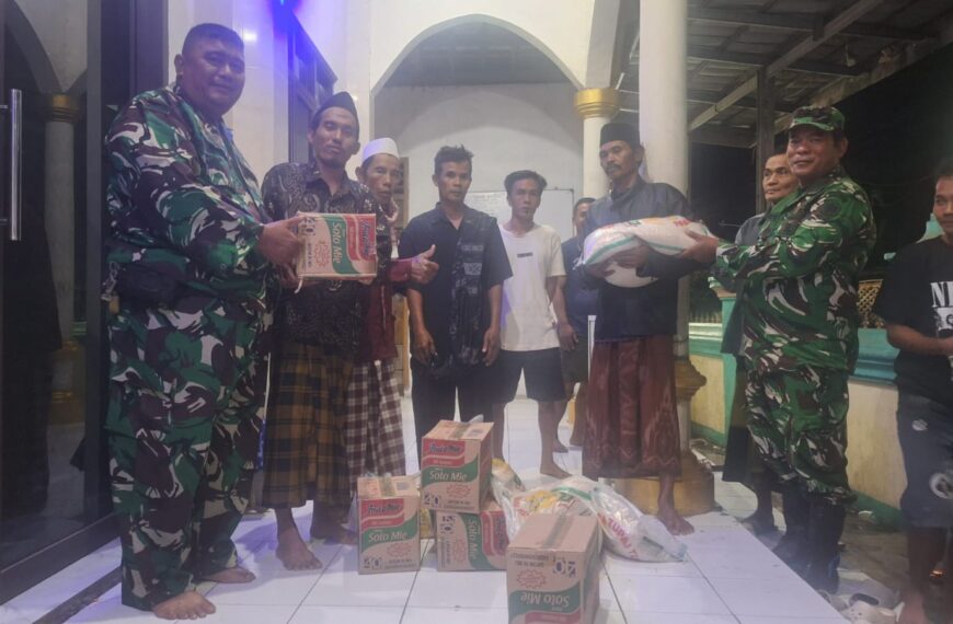 Koramil 0602-02/Kasemen Salurkan Bantuan untuk&hellip;