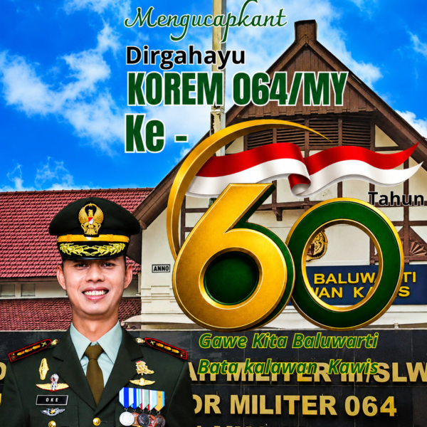 DIRGAHAYU KOREM 064 MAULANA YUSUF KE 60&hellip;
