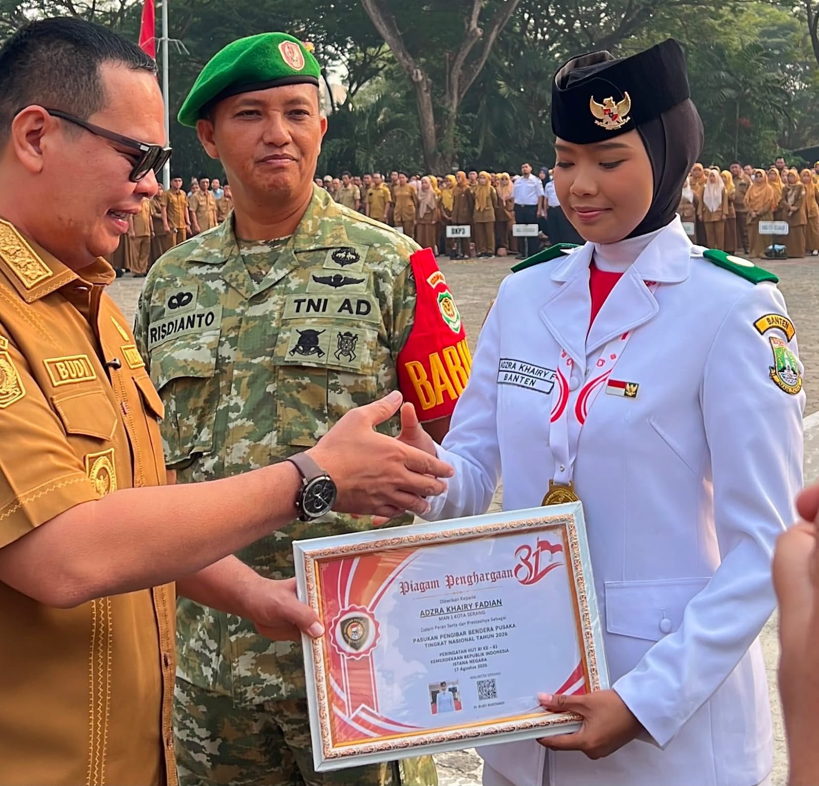 Anak Babinsa Ukir Prestasi Nasional, Adzra Khairyfadian Bawa…