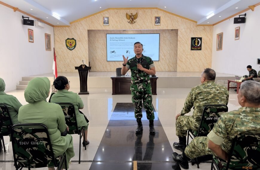 Kodim 0602/Serang Gelar Penyuluhan Hukum, Tekankan Disiplin&hellip;
