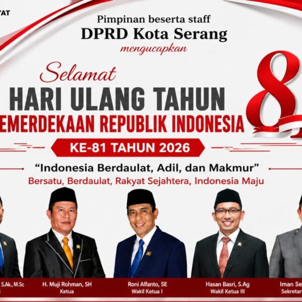 Pimpinan beserta seluruh staf DPRD Kota Serang&hellip;